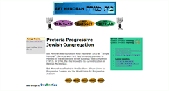 Desktop Screenshot of betmenorah.org.za